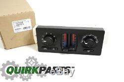 05-07 GM Truck SUV Air Conditioning Heater Dash Control Unit With Rear Defrost OEM