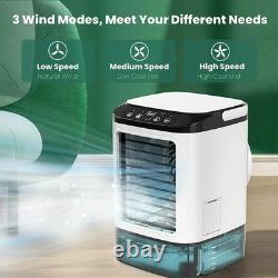 10L Portable Cooler Air Conditioning Unit Fan Humidifier With Remote Control UK