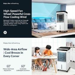 10L Portable Cooler Air Conditioning Unit Fan Humidifier With Remote Control UK