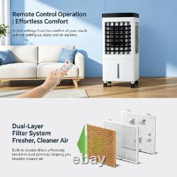 10L Portable Cooler Air Conditioning Unit Fan Humidifier With Remote Control UK