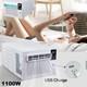 1100W Portable Air Conditioner Mobile Air Conditioning Unit Cooling Cooler White