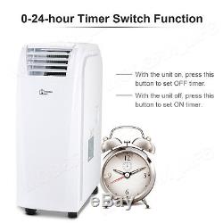 12000BTU/3500W 4-in-1 Portable Air Conditioner Mobile Conditioning Heat 4 Speed