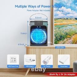 1200Ml Portable Air Conditioner Cooling Fan, Mini Air Conditioning Unit with