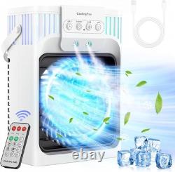 1200Ml Portable Air Conditioner Cooling Fan, Mini Air Conditioning Unit with Rem