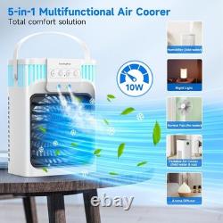 1200Ml Portable Air Conditioner Cooling Fan, Mini Air Conditioning Unit with Rem