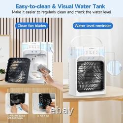 1200Ml Portable Air Conditioner Cooling Fan, Mini Air Conditioning Unit with Rem