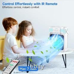 1200Ml Portable Air Conditioner Cooling Fan, Mini Air Conditioning Unit with Rem