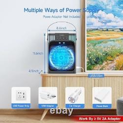 1200Ml Portable Air Conditioner Cooling Fan, Mini Air Conditioning Unit with Rem