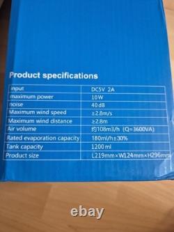 1200Ml Portable Air Conditioner Cooling Fan, Mini Air Conditioning Unit with Rem