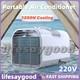 1200W Portable Air Conditioner Mobile Air Conditioning Unit Cooling Cooler 220V