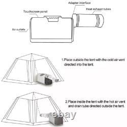 1200W Portable Air Conditioner Mobile Air Conditioning Unit Cooling Cooler 220V
