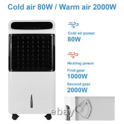 12L Portable Cooler Air Conditioning Unit Fan Humidifier With Remote Control UK