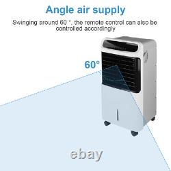 12L Portable Cooler Air Conditioning Unit Fan Humidifier With Remote Control UK