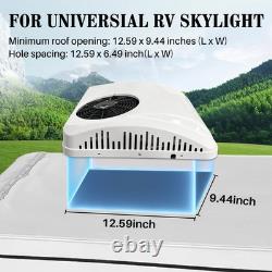 12V 2 in 1 Cool&Heat RV Rooftop Air Conditioner A/C Unit For Trailer Motorhome