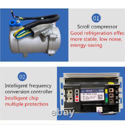 12V Air Conditioner RV Rooftop Electric Parking AC Unit Cooling For Caravan Van