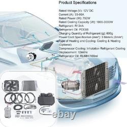 12V DC Electric Cool & Heat Underdash Air Conditioner Universal Vehicle A/C Kit