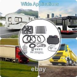 12V DC Electric Cool & Heat Underdash Air Conditioner Universal Vehicle A/C Kit