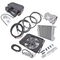 12V DC Electric Cool & Heat Underdash Air Conditioner Universal Vehicle A/C Kit