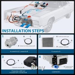 12V DC Universal Electric Cool & Heat Underdash Air Conditioner Car A/C Kit