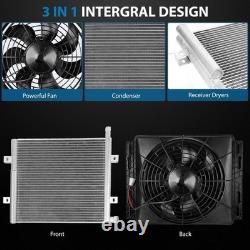 12V Electric Cool & Heat Universal Underdash Air Conditioner Vehicle A/C Set