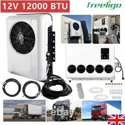 12V Electric Split Air Conditioner Cab AC Unit Kit For Truck Semi Caravan Bus