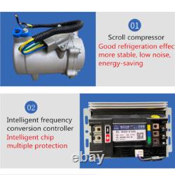 12V RV Air Conditioner Electric Rooftop AC Unit Cooling For Motorhome Caravan