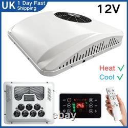 12V RV Air Conditioner Kit Heat & Cool Rooftop Electric AC Unit For Camper Truck