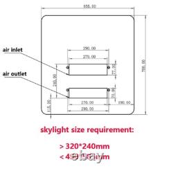 12V RV Rooftop Air Conditioner 13500BTU Electric AC For RV Motorhome Caravan