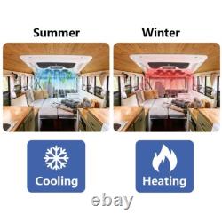 12V RV Rooftop Air Conditioner 13500BTU Electric AC For RV Motorhome Caravan