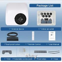 12V Rooftop RV Air Conditioner Heat Cool Electric AC Camper Bus