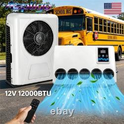 12V Split Air Conditioner RV AC Unit Universal For Caravan Truck Boat 12000BTU