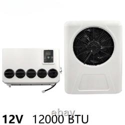 12V Split Mini RV Caravan Vans A/C 12000BTU Air Conditioner for Semi Trucks Bus