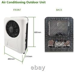 12V Truck RV Air Conditioner Split AC Unit Kit Fit Car Cab Bus Caravan 12000 BTU