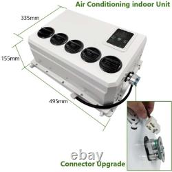 12V Truck RV Air Conditioner Split AC Unit Kit Fit Car Cab Bus Caravan 12000 BTU