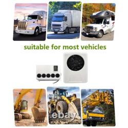 12V Truck Split AC Unit Air Conditioner Car RV Caravan Red 12000 BTU Evaporator