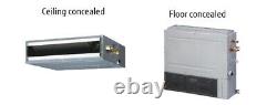 14000Btu Duct fan coil radiators Cooling heating Heat pump Floor or Ceiling Unit