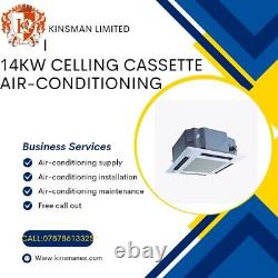 14kw celling cassette air conditioning unit