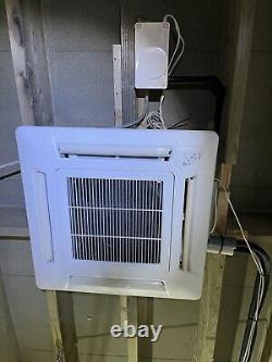 2 Fujitsu air conditioning split unit Cassettes both indoor and outdoor units