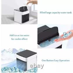 2 x Mini Air Cooler Fan Portable Low Noise Water Cooled Air Conditioning Unit