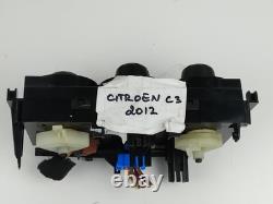 2012 CITROEN C3 II Operating Element Air Conditioning Control Unit OEM