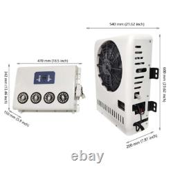 24V Truck Air Conditioner Unit RV Car AC Kit Cooling Air Conditioning 12000BTU