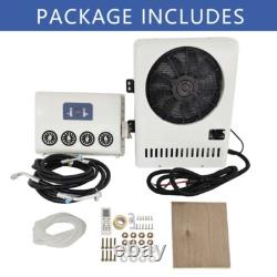 24V Truck Air Conditioner Unit RV Car AC Kit Cooling Air Conditioning 12000BTU