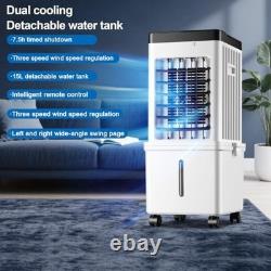 3-in-1 with Remote Control Portable Air Conditioning Fan 3 Speeds, 7.5H Timer