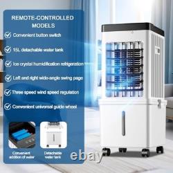 3-in-1 with Remote Control Portable Air Conditioning Fan 3 Speeds, 7.5H Timer