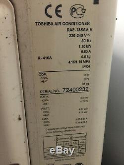 3 x Toshiba Air Conditioning Units RAS-13 SKV-E