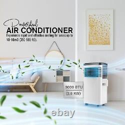 3in1 Portable Mobile Air Conditioner 9000 BTU Air Conditioning Unit Dehumidifier