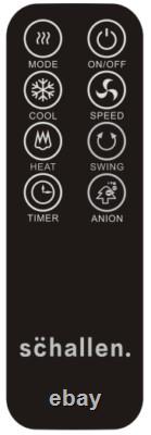 4-in-1 Portable Air Cooler 6.5L, Heater, Air Purifier & Humidifier Remote contro