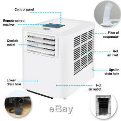 4in1 Air Conditioner Portable Conditioning Unit 9000BTU 2.6kW 3 Speed Cooler
