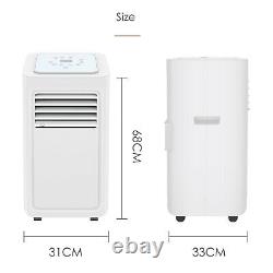 4in1 Eco 7000BTU Air Conditioner Portable Conditioning Unit + Remote Class A