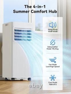 7000 BTU Portable Air Conditioner, 4-in-1 Air Conditioning Unit brand new fast